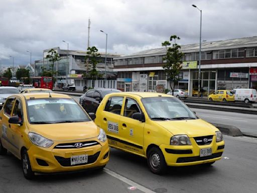 Así está la movilidad en Bogotá por el paro de taxistas: Ya hay afectaciones en algunos puntos