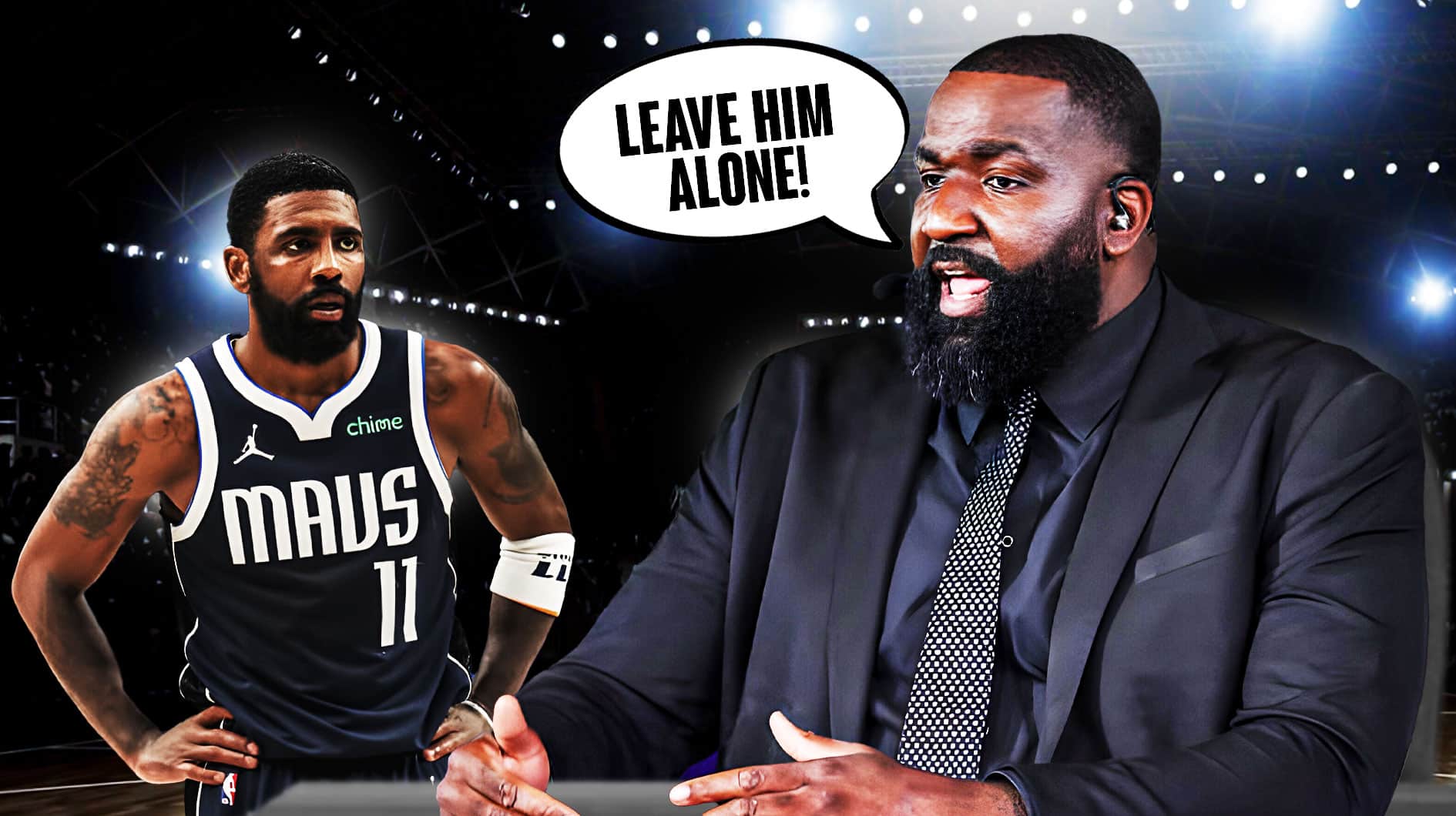 Kendrick Perkins issues blunt Kyrie Irving advice to Celtics fans before NBA Finals