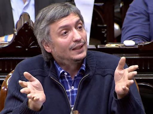 Máximo Kirchner: "Al CCK le puede poner Conan si está contento, pero que lleguen las cosas para la gente"