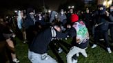 Clashes break out at UCLA after Columbia demonstrations broken up