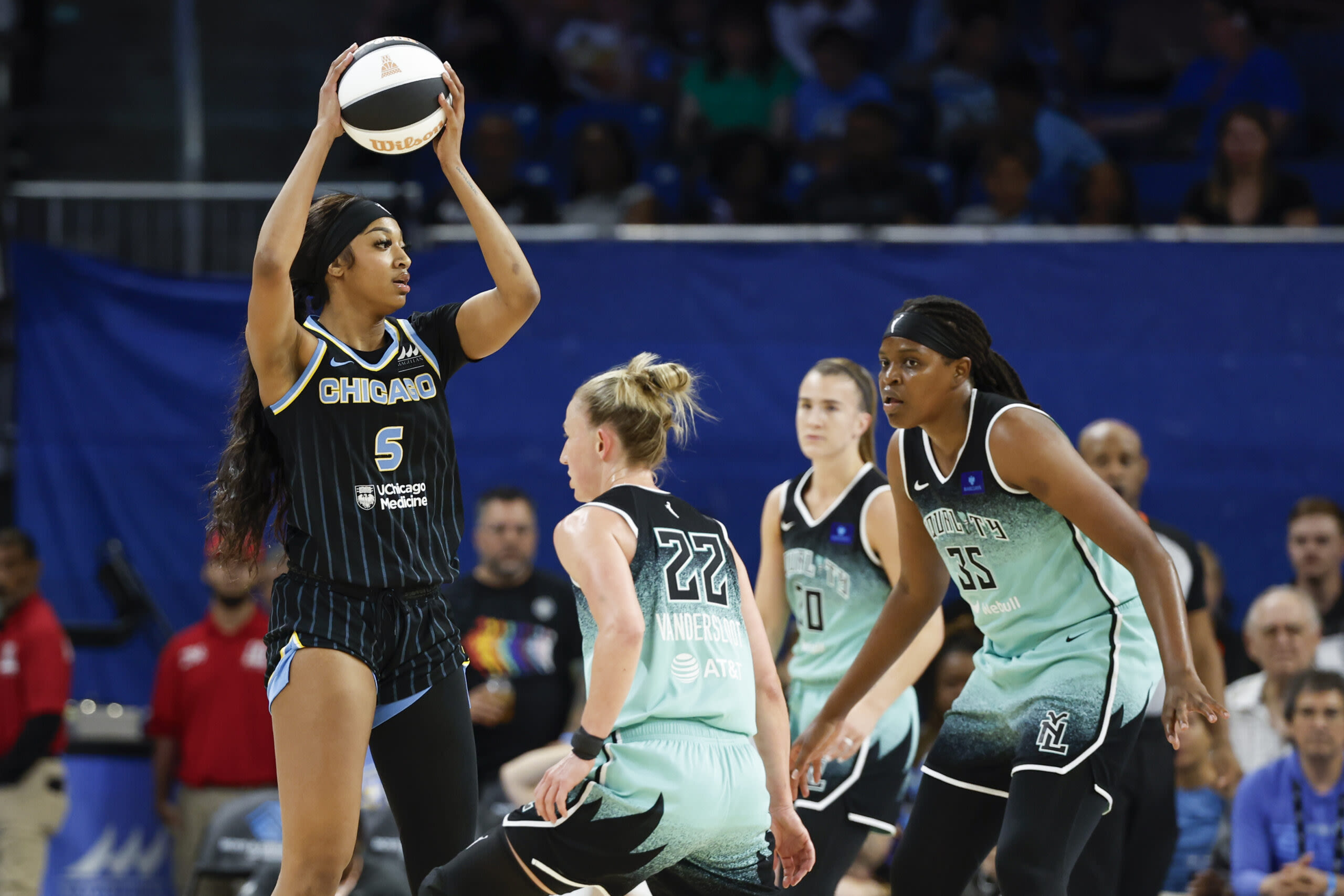 Angel Reese continues to impress as a WNBA rookie with 3rd double-double in return to DMV