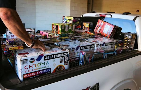 Half a ton of illegal fireworks seized from Northern California home
