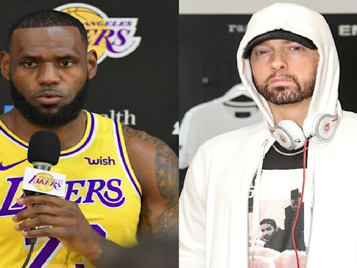 LeBron James Hyping Eminem's New Song Houdini Sends NBA Fans Into Frenzy