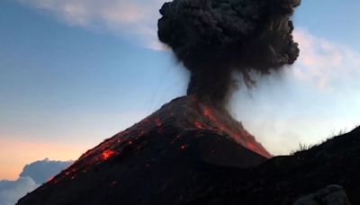 Esta es la situación del volcán de Fuego en Guatemala HOY 23 de abril