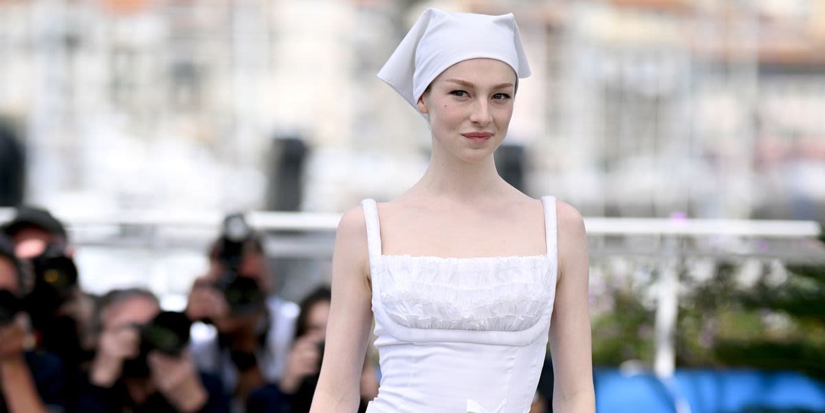 Hunter Schafer’s All-White Cannes Look Makes a Case for Milkmaid Fashion
