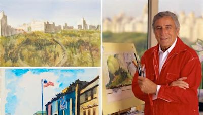 He left his heart in NYC: Tony Bennett’s artwork depicting Big Apple up for auction