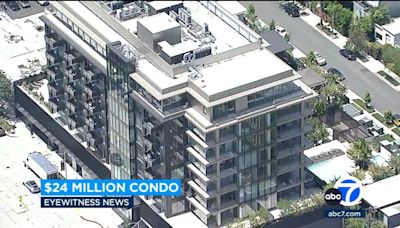 West Hollywood penthouse condo sells for record-breaking $24 million, making it most ever paid for condo in LA area