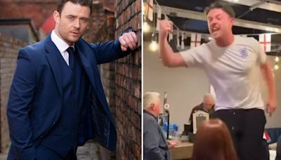 Watch the shock moment Corrie star leads f-word chant about England’s loss