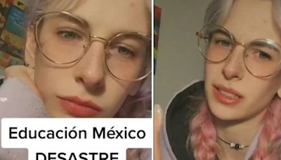 Tiktoker francesa exhibe cómo se le impidió reprobar a un alumno en escuela de paga en México; caso se hace viral