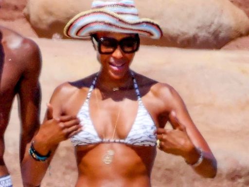 En fotos: Naomi Campbell disfrutó de las playas de Cerdeña y Cameron Díaz pasó una tarde en familia junto a Chris Pratt