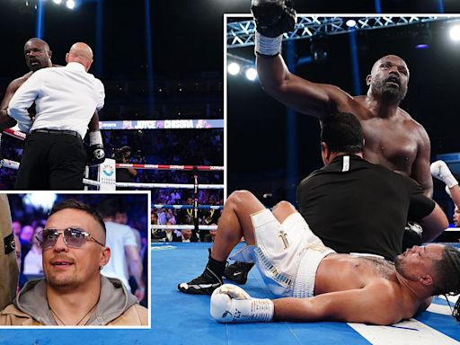 Chisora beats Joyce in fight of the year contender in front of Usyk at The O2