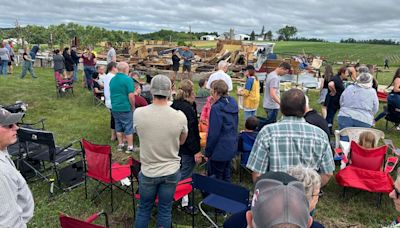 Amazing Grace: Apple Grove Lutheran congregation finds community in church wreckage