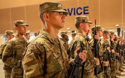 Air Force basic trainees required to carry rifle for first time in years