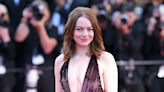Emma Stone Wore a Sequin Dress With a Daringly Low Neckline at the Cannes Film Festival
