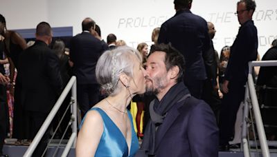 Keanu Reeves and Alexandra Grant Kiss on Red Carpet at MOCA Gala 2024