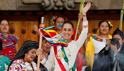 Sheinbaum sworn in as Mexico's first female president, vows 'it's time for women'