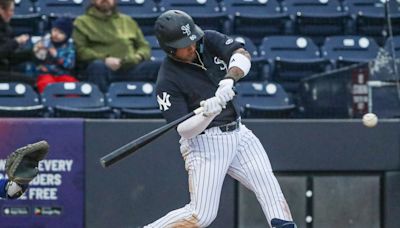 How Yankees’ slugging prospect is trying to swing his way back into playing time picture