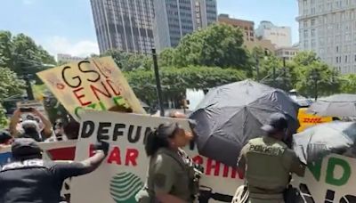 Pro-Palestine protest erupts at Georgia State University