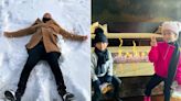 John Legend Has Fun Making Snow Angels with Miles and Luna While Chrissy Teigen Appears at Sundance