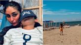 Kareena Kapoor Khan drops postcard-worthy pic of son Taimur while enjoying sunny day on a London beach