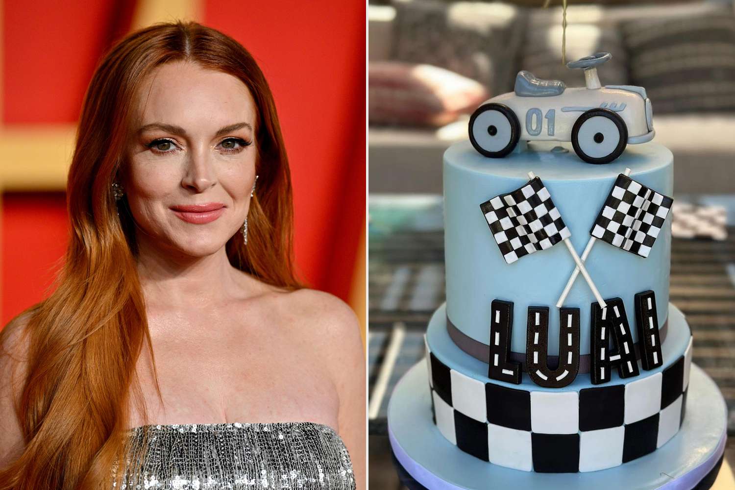 Lindsay Lohan Shares Scenes from Son Luai’s Racecar-Themed First Birthday Celebration: 'My Everything'