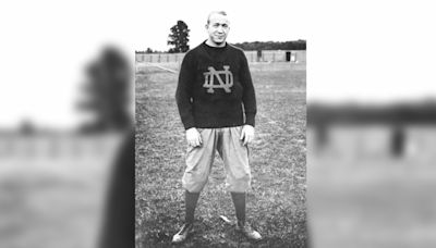 The remains of Rockne relocated to Notre Dame's campus