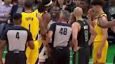 La tensión de los playoffs: discusión en el Celtics-Pacers