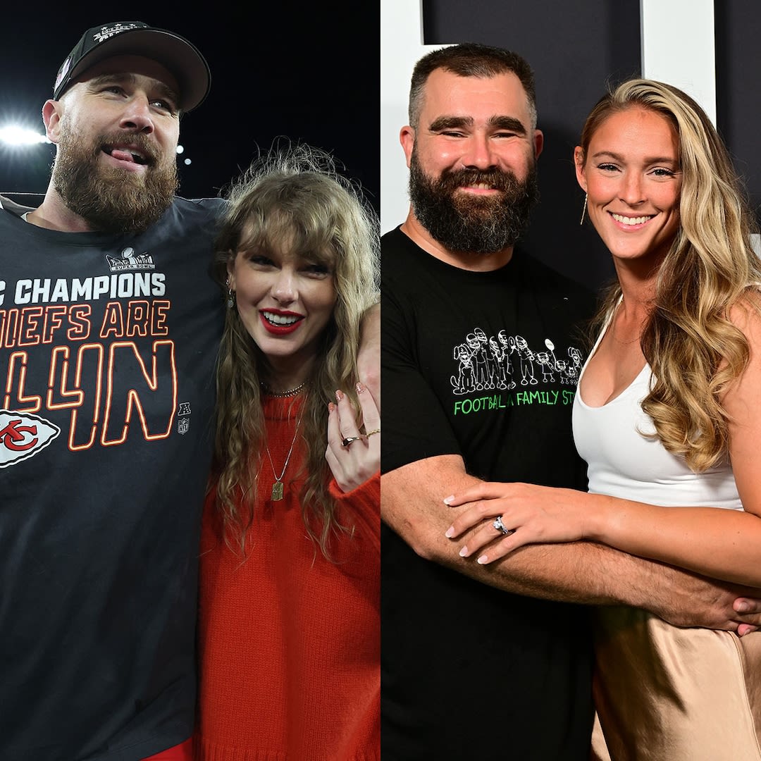 Travis Kelce Brings Jason Kelce and Kylie Kelce to Taylor Swift's Eras Tour in London - E! Online