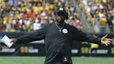 Steelers HC Mike Tomlin kisses the Ravens goodbye after win