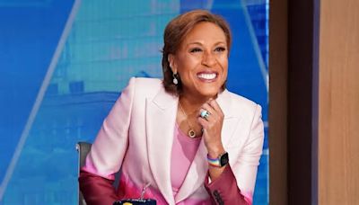 Robin Roberts Returns to ‘GMA’ With a Fractured Wrist After ‘Tumble on the Tennis Court’