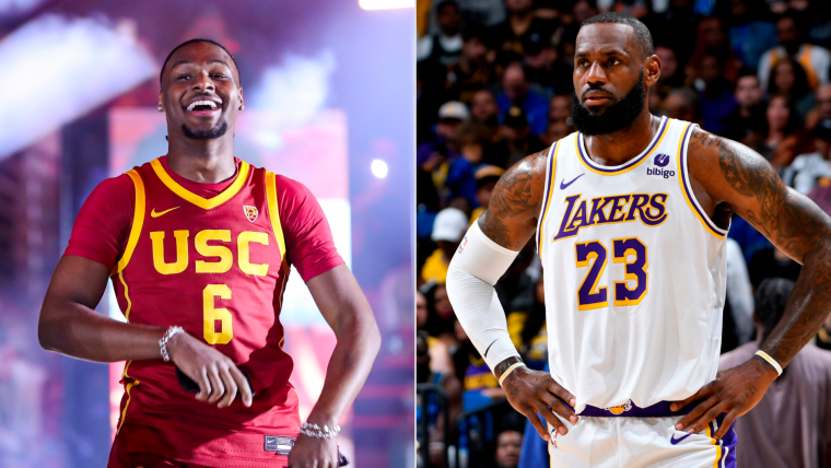 Bronny James draft projection: Why USC guard could join dad LeBron on Lakers | Sporting News