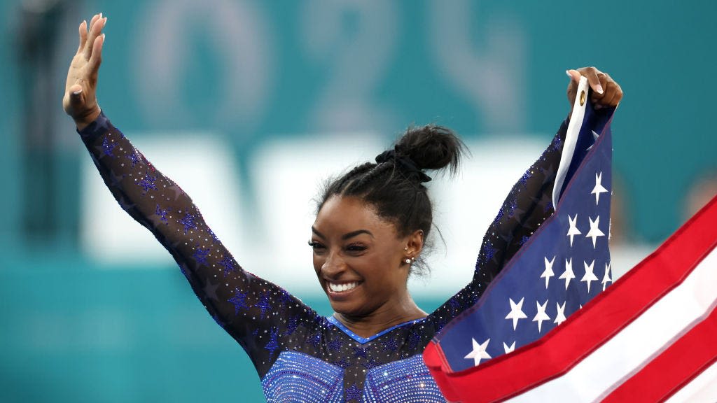 Watch Simone Biles’ Gold-Medal Winning Individual All-Around Floor Routine