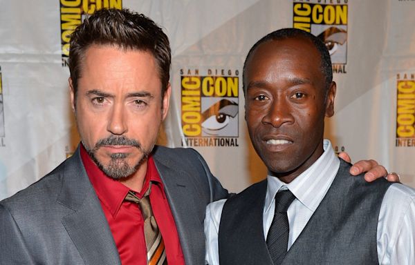 Don Cheadle responds to Robert Downey Jr.'s casting as Doctor Doom — and whether they'll share the screen again in a Marvel movie