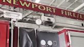 Newport Fire Department displaying its history
