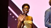 Lupita Nyong’o Is a Glistening Vision in a Gold Celine Gown