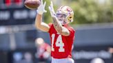 How Pearsall benefits with Aiyuk, Jennings not at 49ers practices