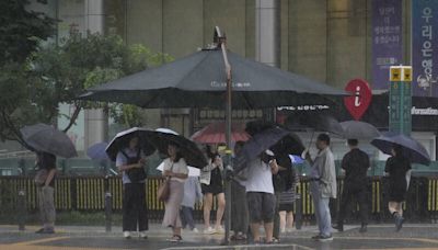 韓國首都圈連日暴雨提升預警 仁川機場25航班取消