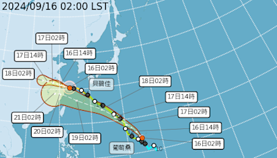 「葡萄桑」這天最靠近台灣！最新路徑出爐 蘇力颱風恐接力生成