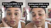 Exreclutadora de Meta publica en TikTok que le pagaban $190.000 al año por no hacer “nada”