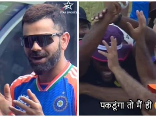 Virat Kohli applauds fan for fantastic catch in IND vs AUS WC tie; Navjot Sidhu's commentary sums up priceless moment