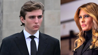 Melania Trump Keeps Barron In A 'Tight Bubble' In Mar-a-Lago Away From His Dad's Hush Money Trial