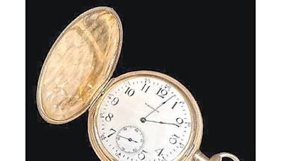 鐵達尼號 最高價文物紀錄 1162萬金懷錶矚目