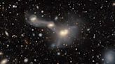 Captan en imagen un grupo de galaxias entrelazadas desde Chile