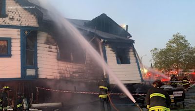 Investigation underway after 3-alarm fire burns Oakland home, church