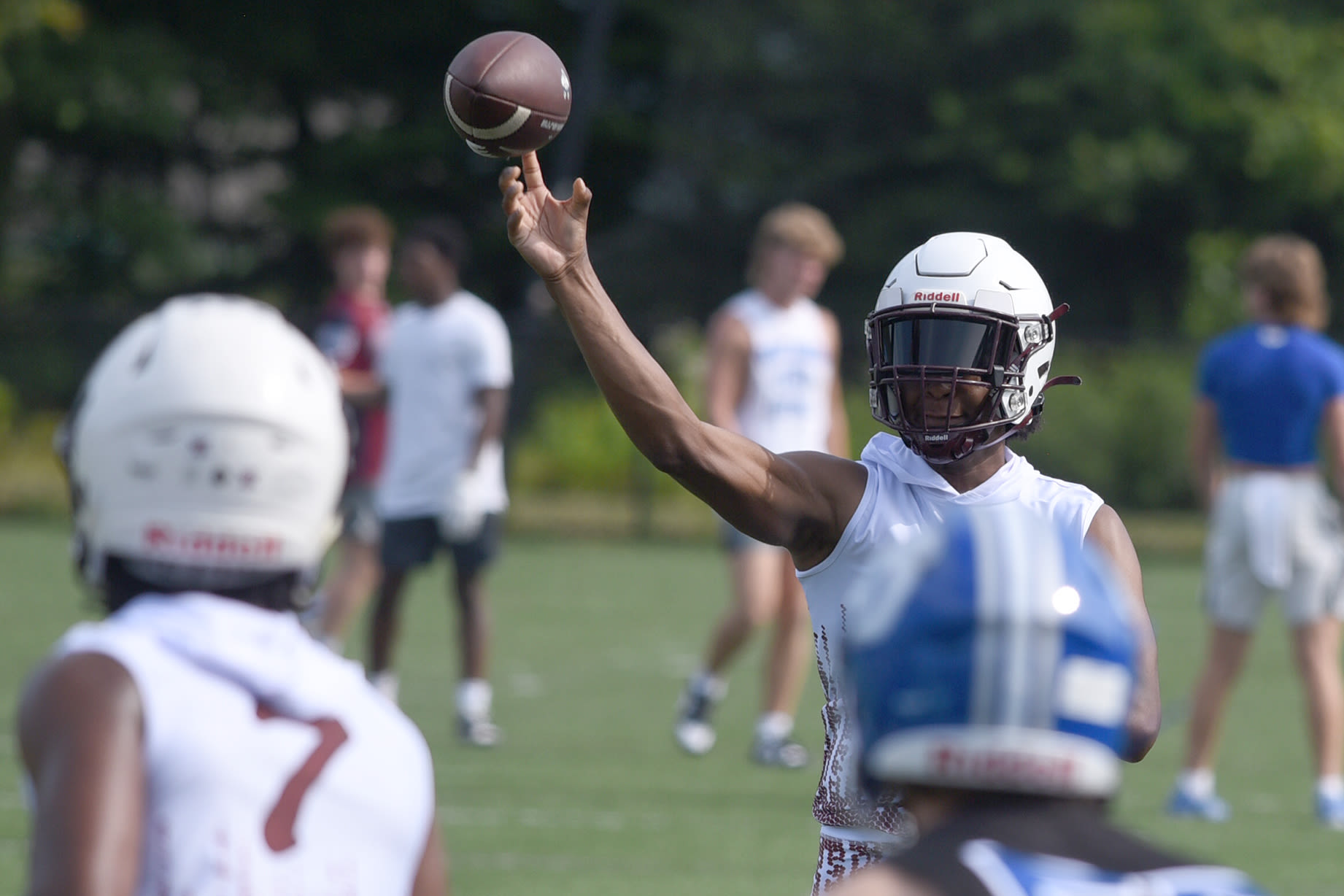 New Canaan football hosts 32 teams in annual Grip It and Rip It passing tournament in July