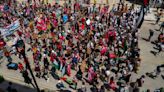 Activistas protestan en Milwaukee contra Donald Trump en torno a la Convención Nacional Republicana