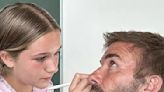 David Beckham Happily Lets Daughter Harper Apply His Makeup: “My Little Makeup Artist”