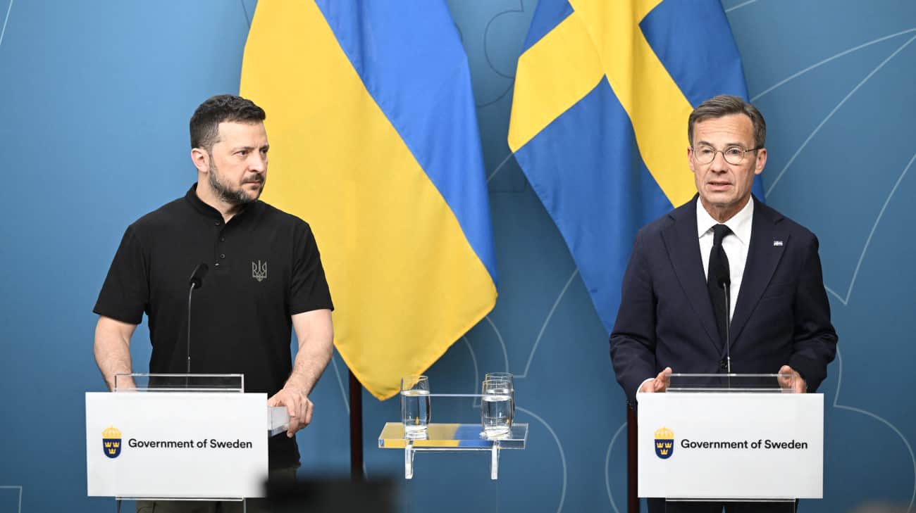 Ukraine and Sweden sign security agreement