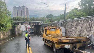 基隆七堵大雨地下道淹水一度封閉 水退恢復通行