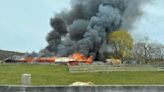 Berkshire firefighters help put out a barn fire in Hillsdale, N.Y., that demolished the structure